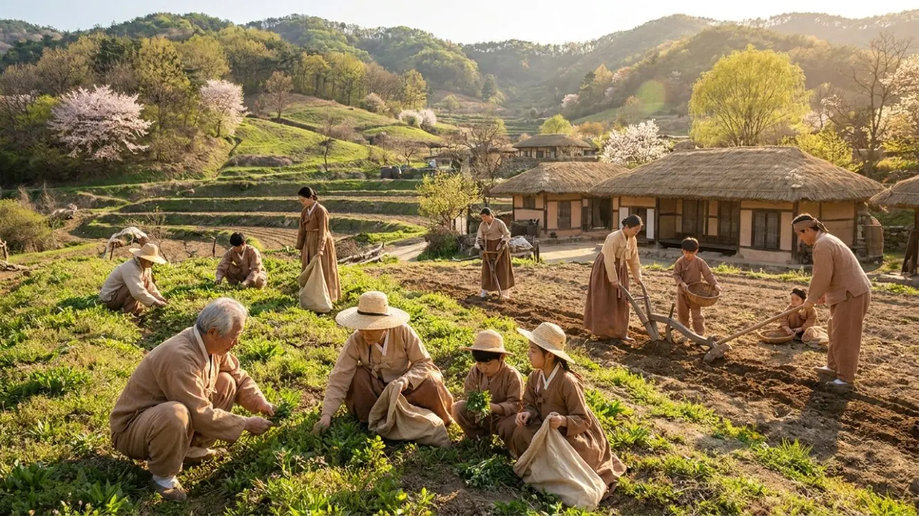 계절 생활 봄